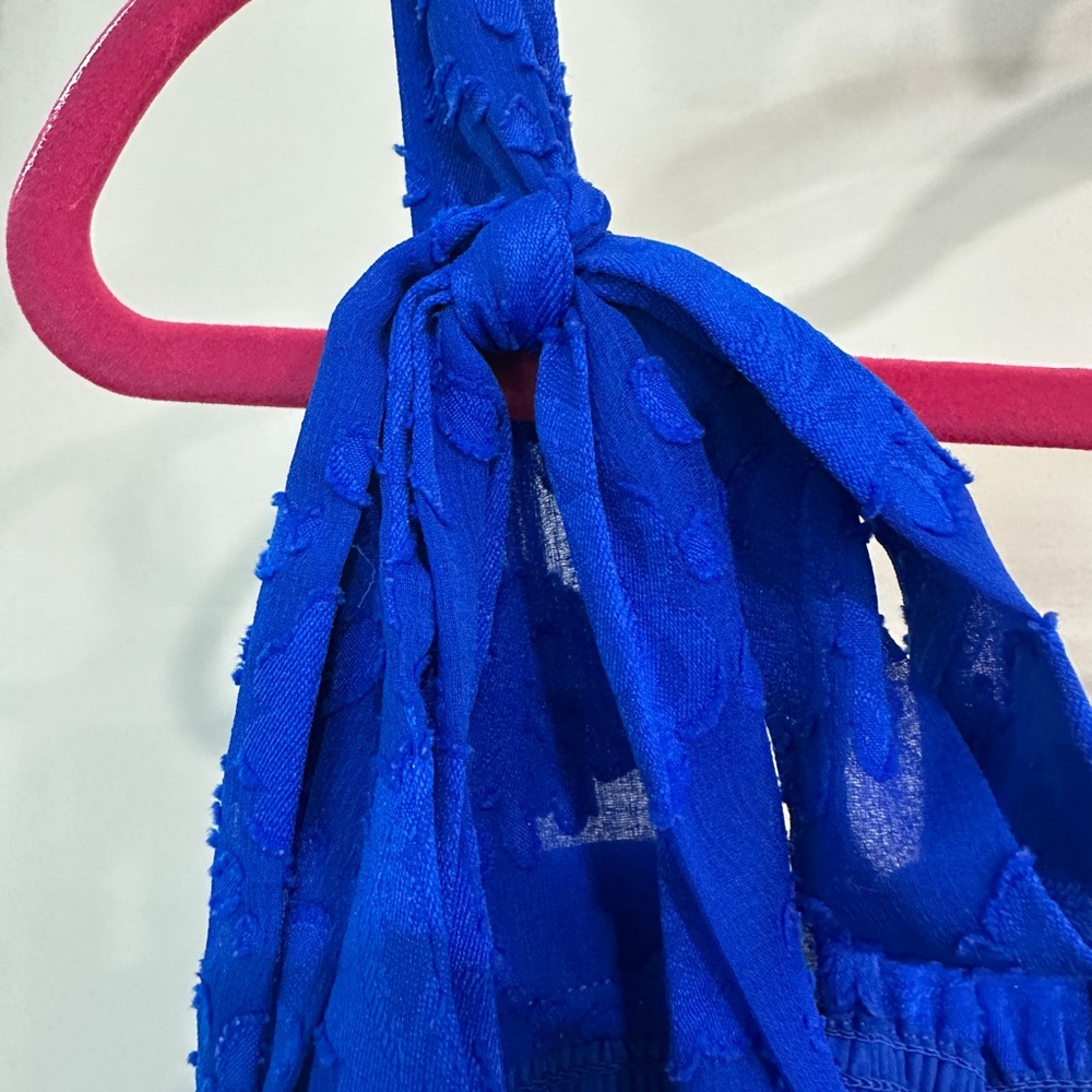 Lilly Pulitzer EUC SZ XL Vibrant Blue Maxi Dress - Picture 6 of 9